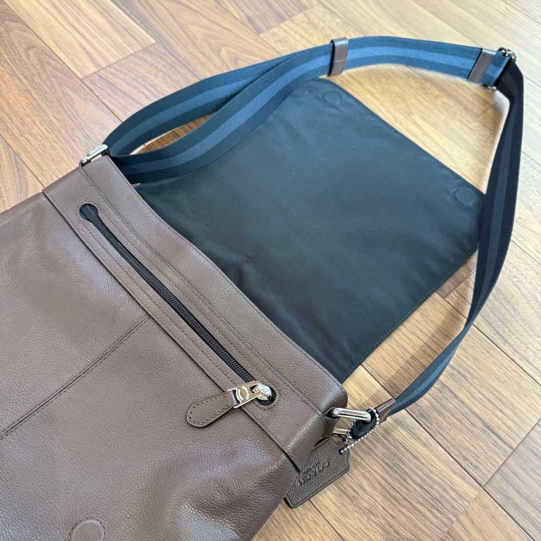 【美品】COACH メトロポリタン ソフト メッセンジャー レザー メンズ