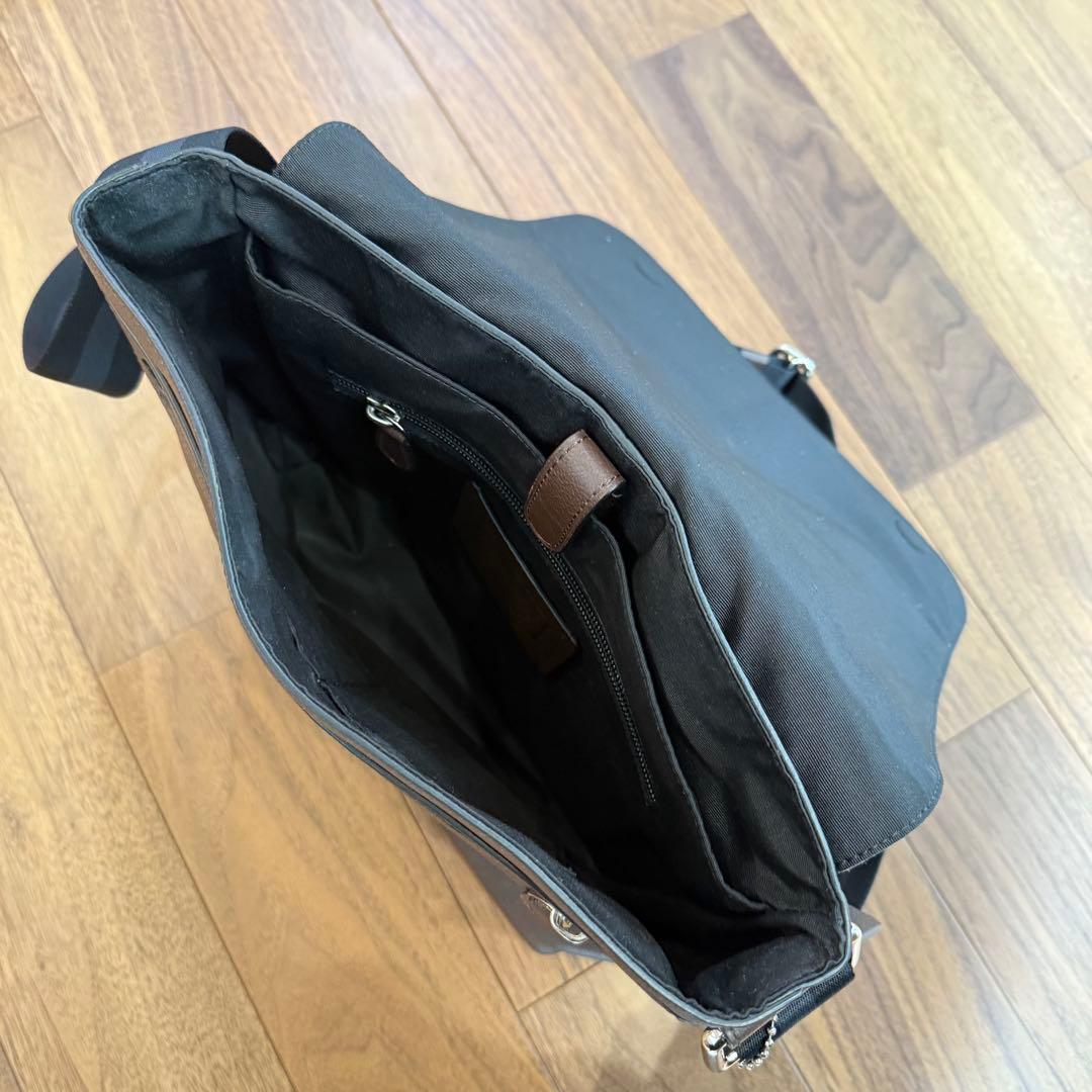 【美品】COACH メトロポリタン ソフト メッセンジャー レザー メンズ