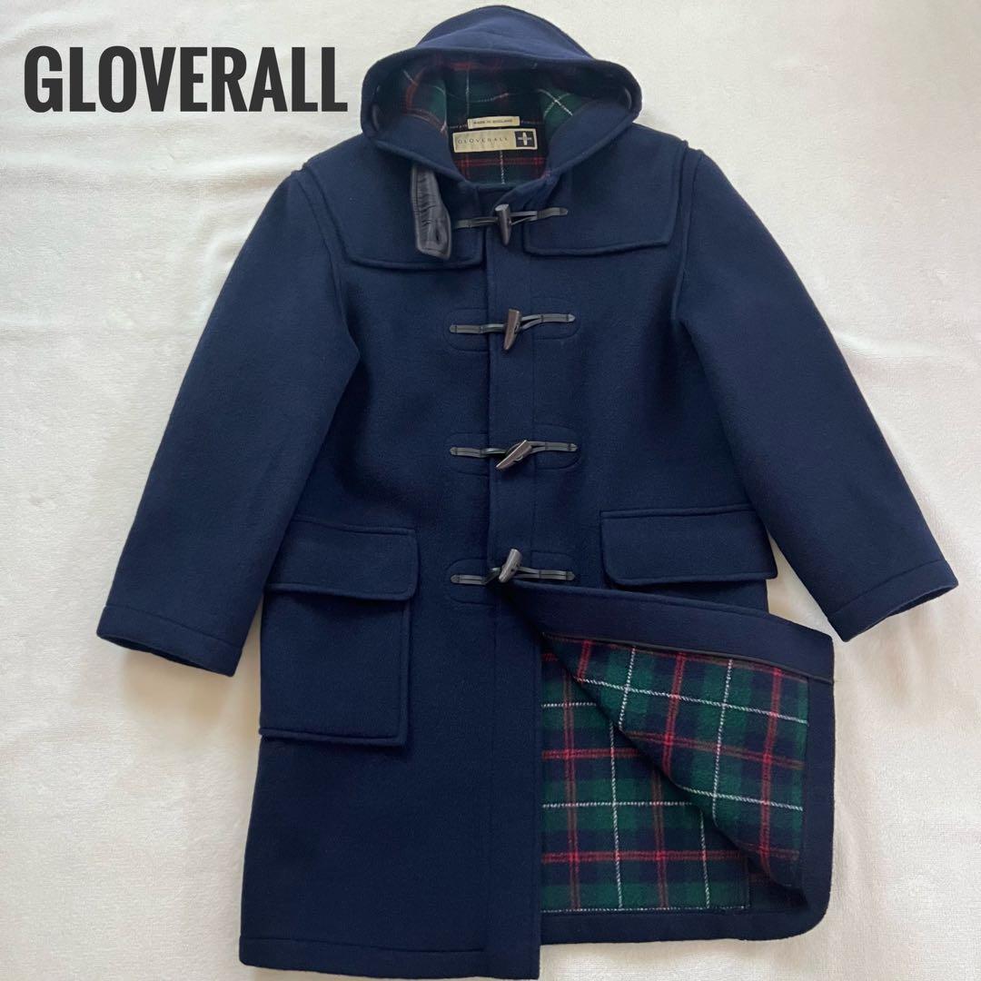 GLOVERALL グローバルオール 白タグ ダッフルコート 40 ネイビー