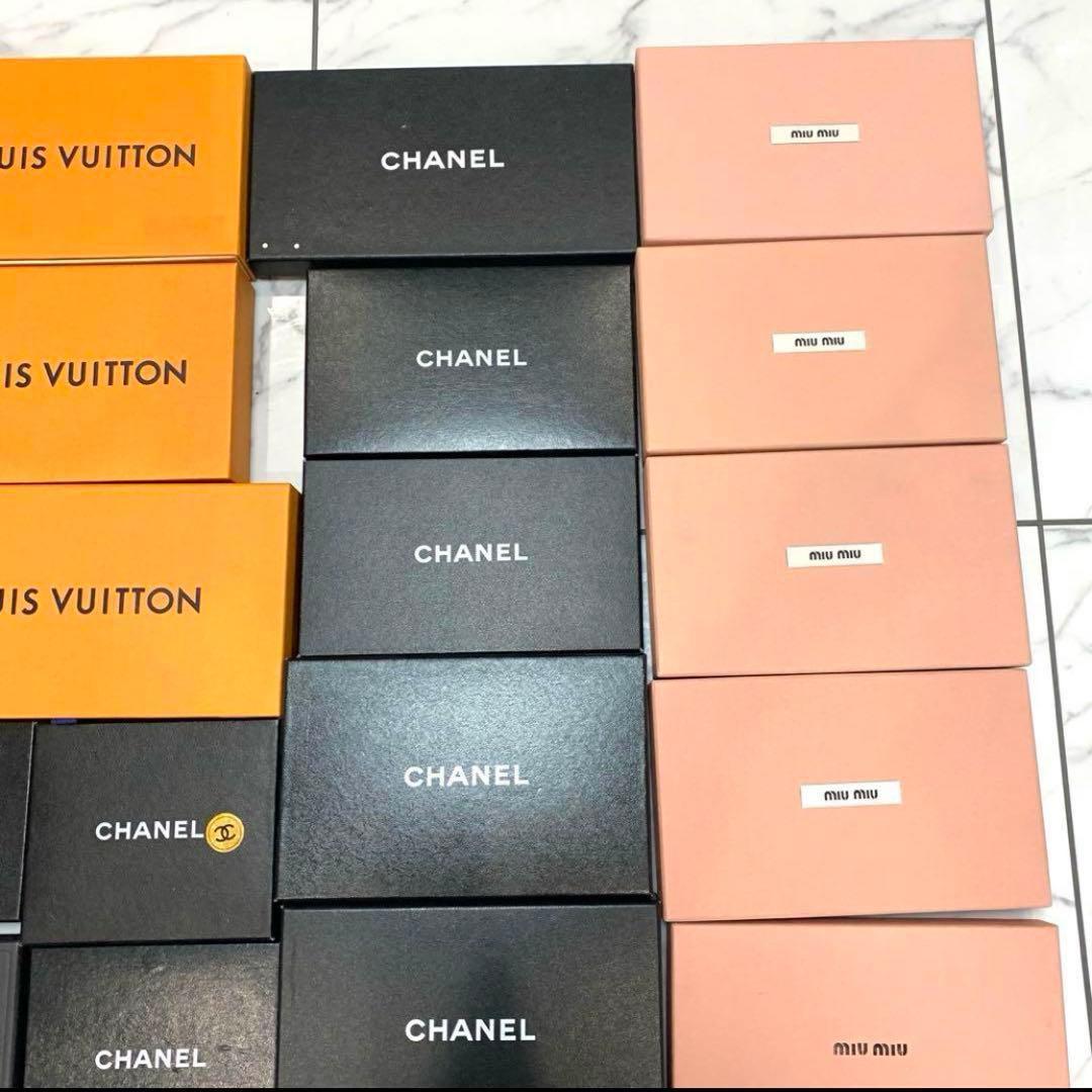 CHANEL LOUIS VUITTON miu miuなど　空箱まとめ売り