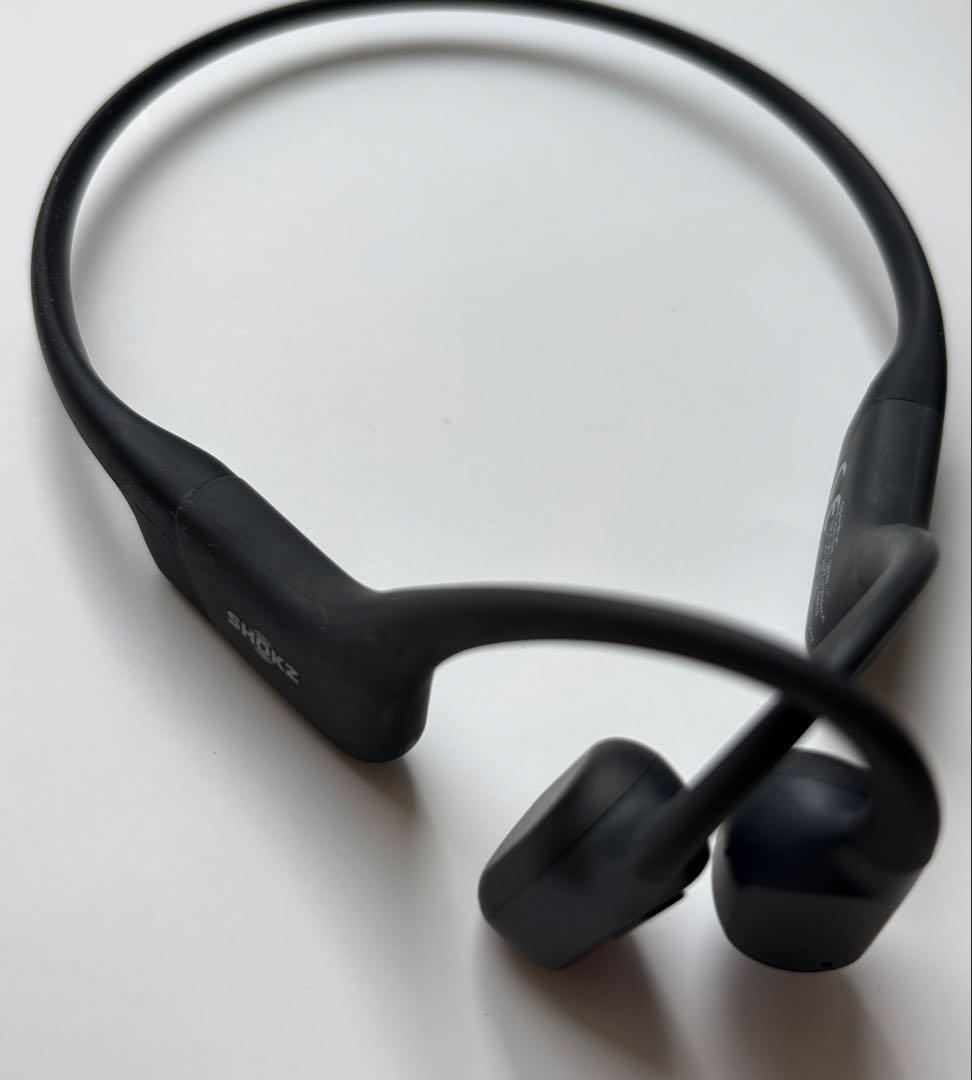 【保証書・レシート付】Shokz OpenRun 骨伝導イヤホン ブラック【美品