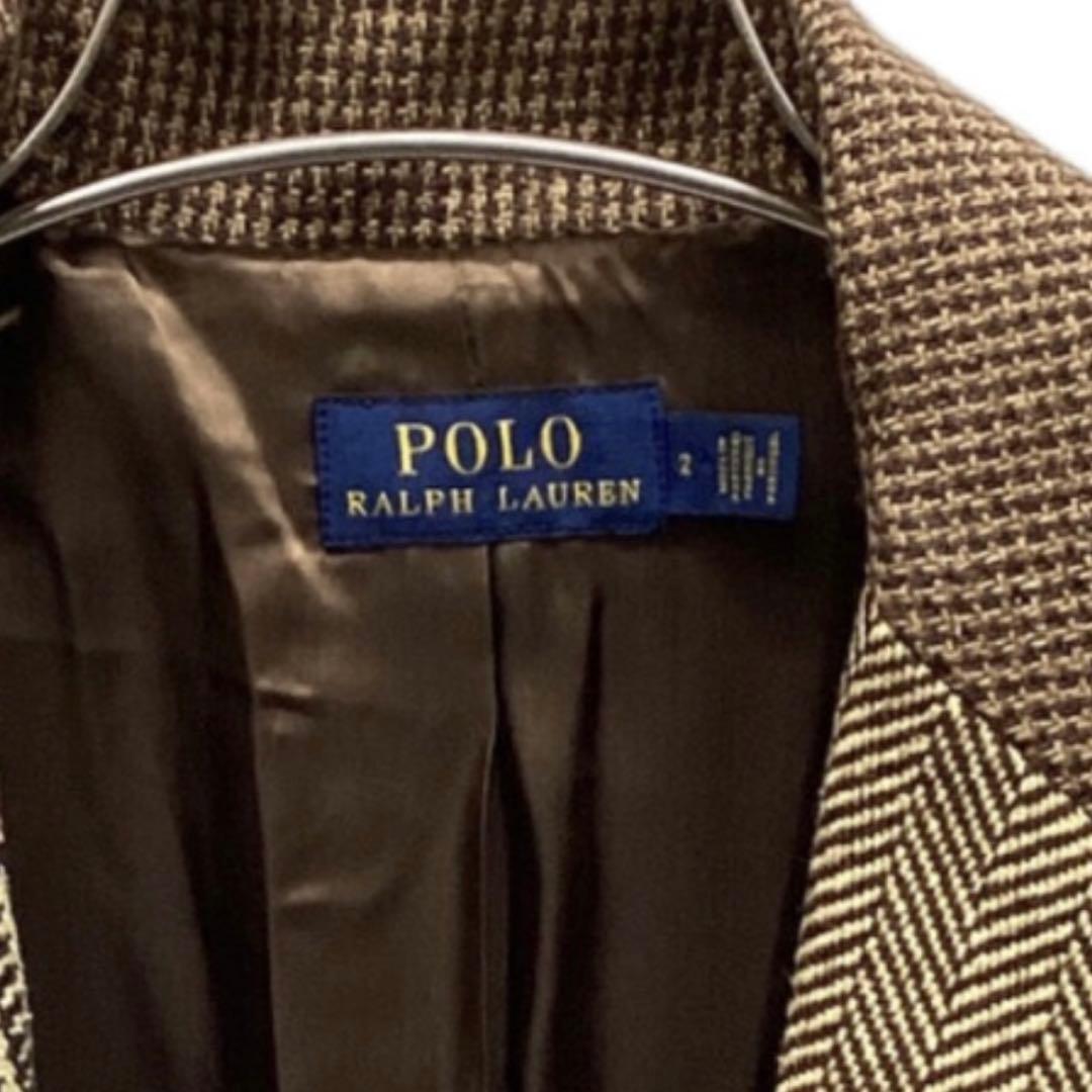 POL RALPHLAUREN レディース　パッチワーク　テーラード　ジャケット