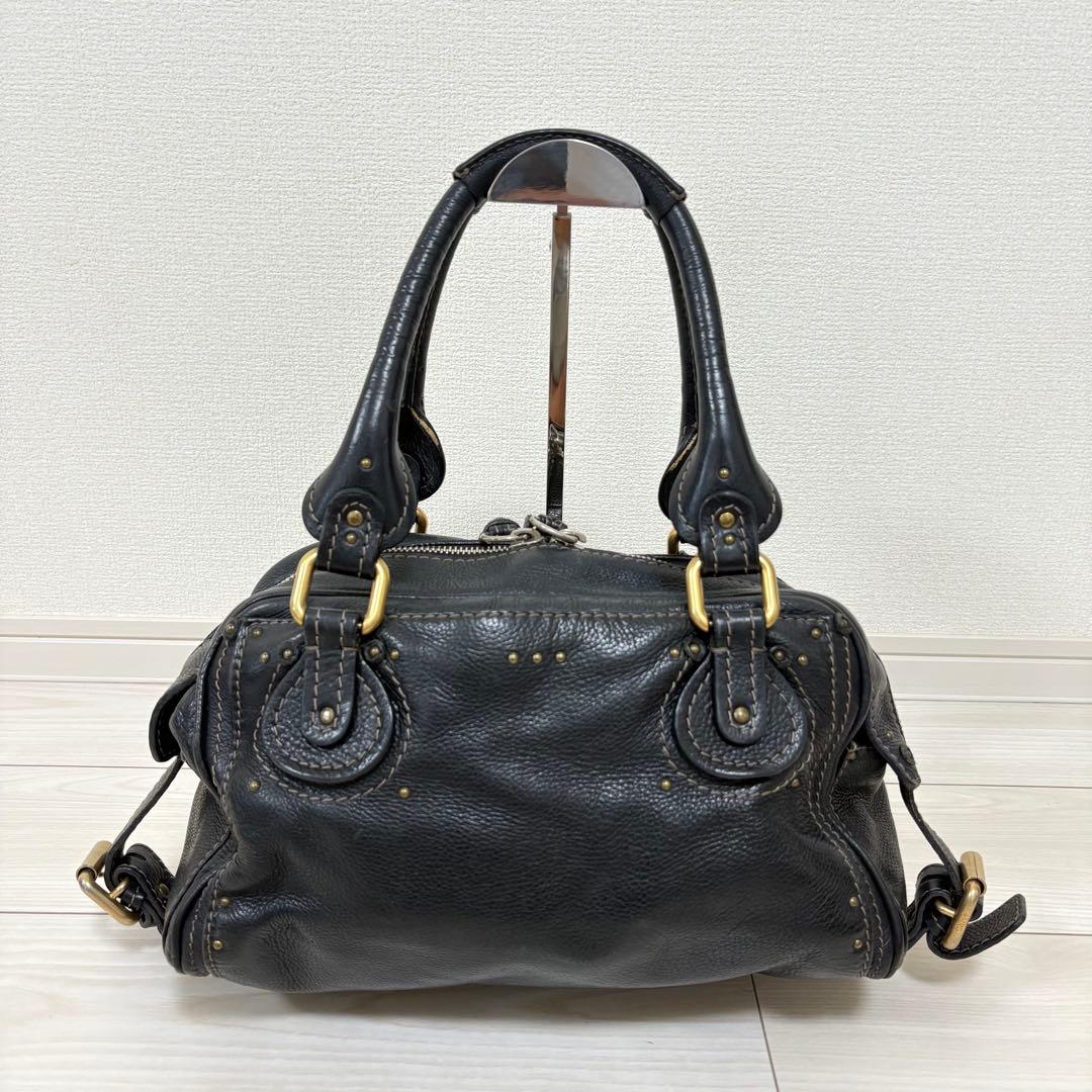 Chloe クロエ パディントン ハンドバッグ レザー 南京錠