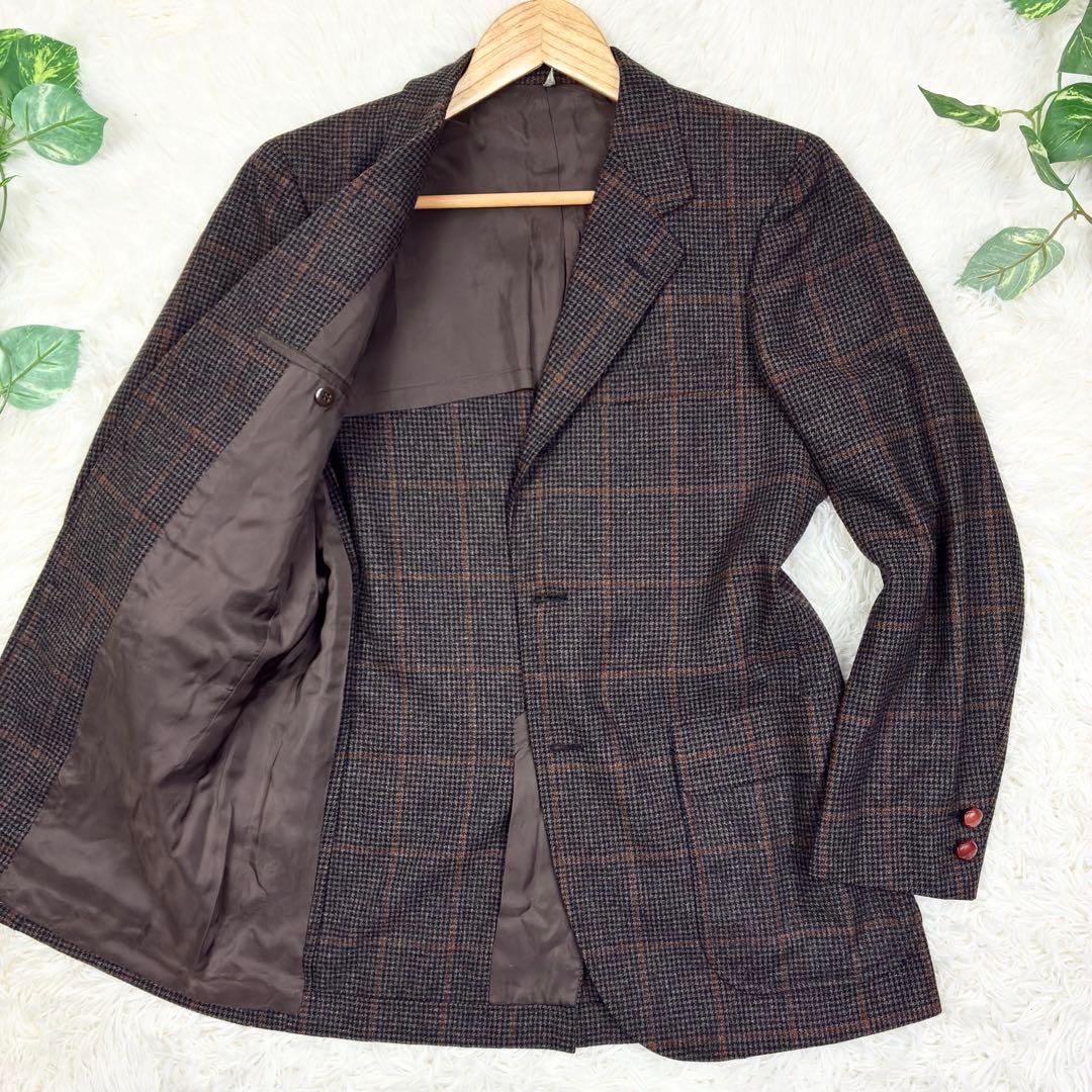 美品　ヴァンヂャケット　ツイード　千鳥格子　ウィンドウペンチェック　テーラード