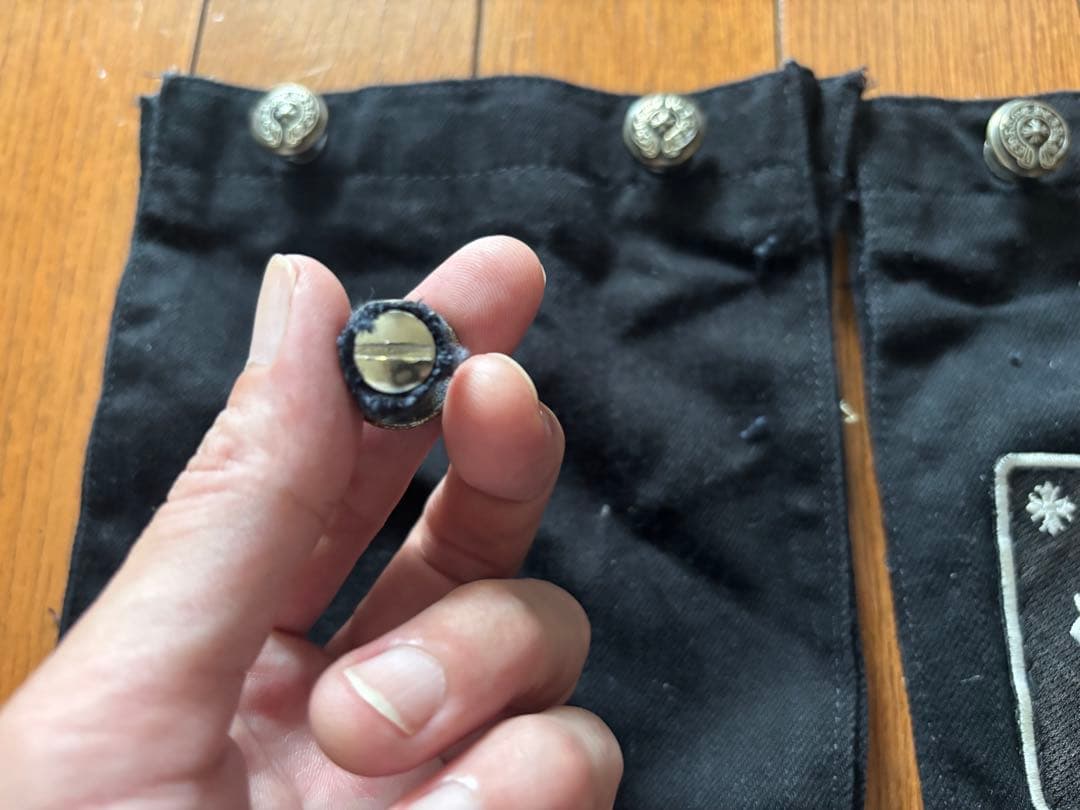 CHROME HEARTS ワッペン、ボタン等　ジャンク品　パーツ取り用