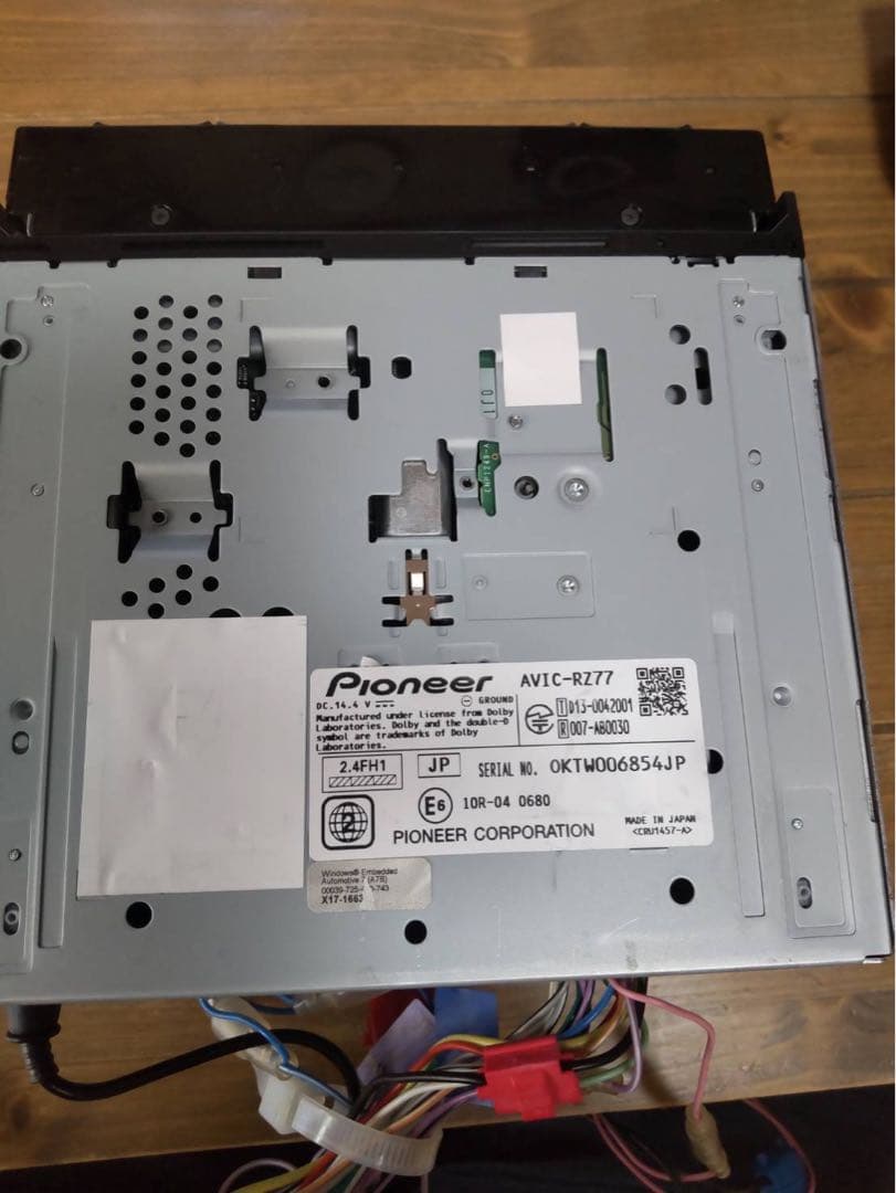 ダイスケさん専用carrozzeria AVIC-RZ77 バージョン2017