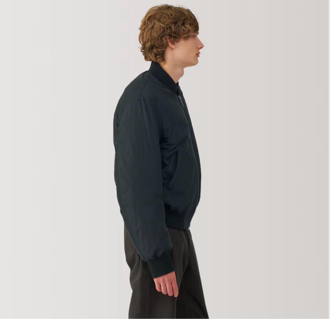 MUJILabo ＭＡ－１ダウンブルゾン 紳士L 黒