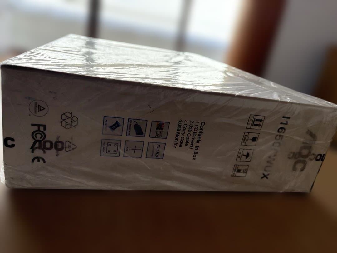 新品未開封　15.6インチのフルHDモバイルモニター I1659FWUX