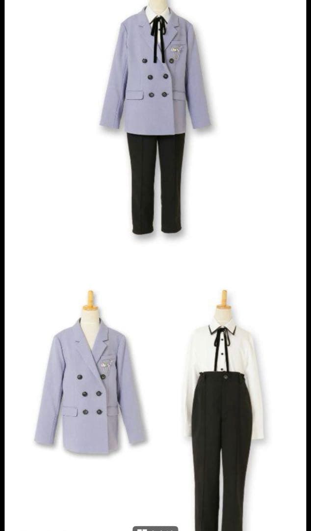 ELLE EN NOIRエルアンノワール　卒業式　卒服　パンツスーツ　160