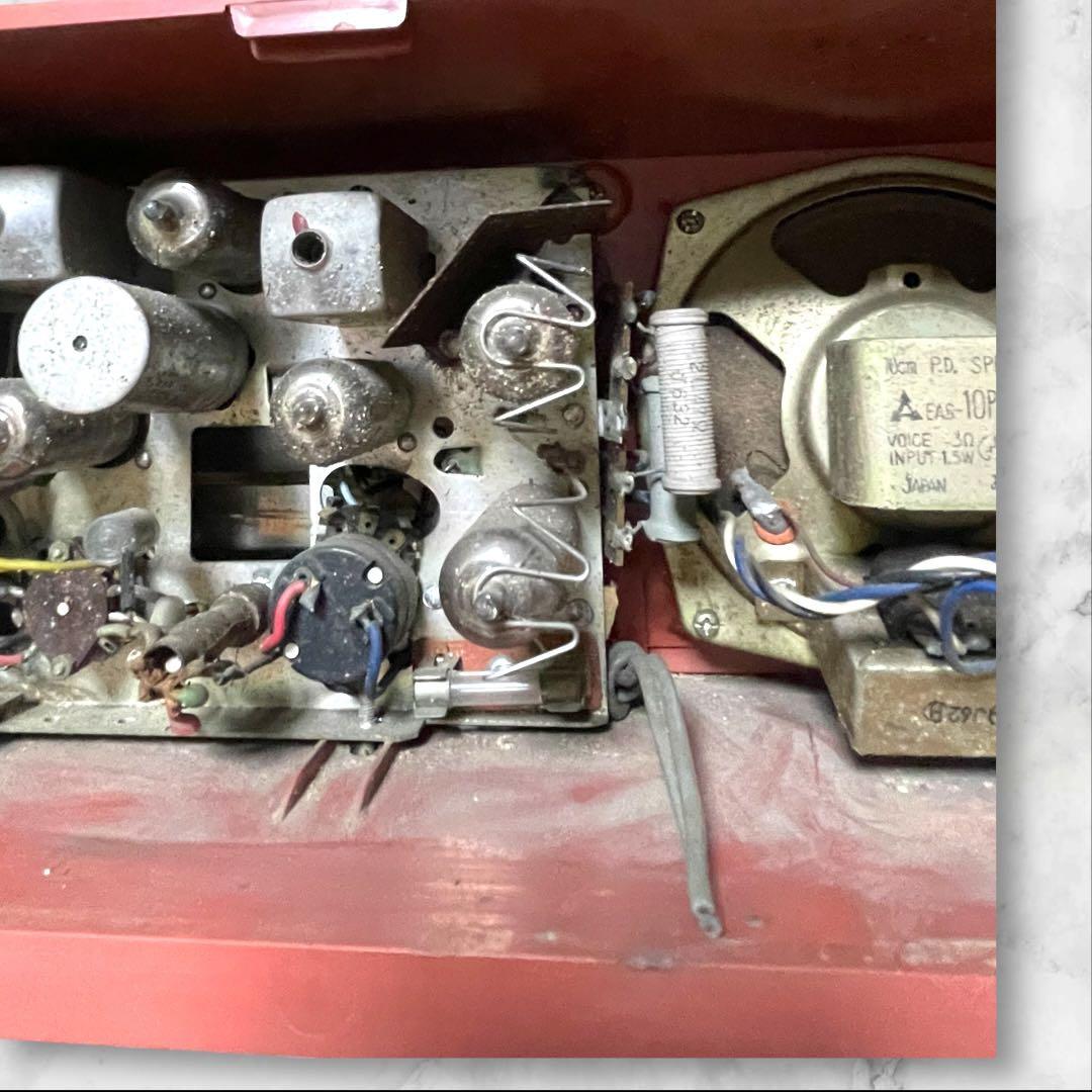 昭和レトロ　1963年　ナショナル パナソニック RE-250 真空管ラジオ