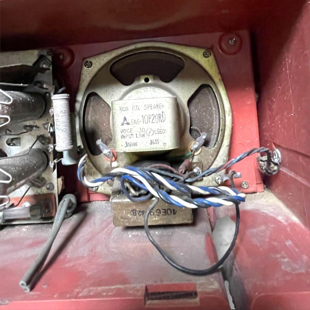 昭和レトロ　1963年　ナショナル パナソニック RE-250 真空管ラジオ