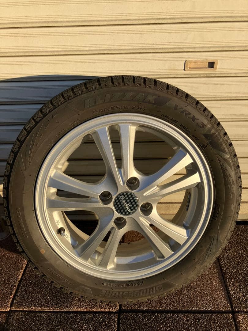 三菱アイ　ブリヂストン ブリザックVRX3 スタッドレスタイヤ・ホイールセット