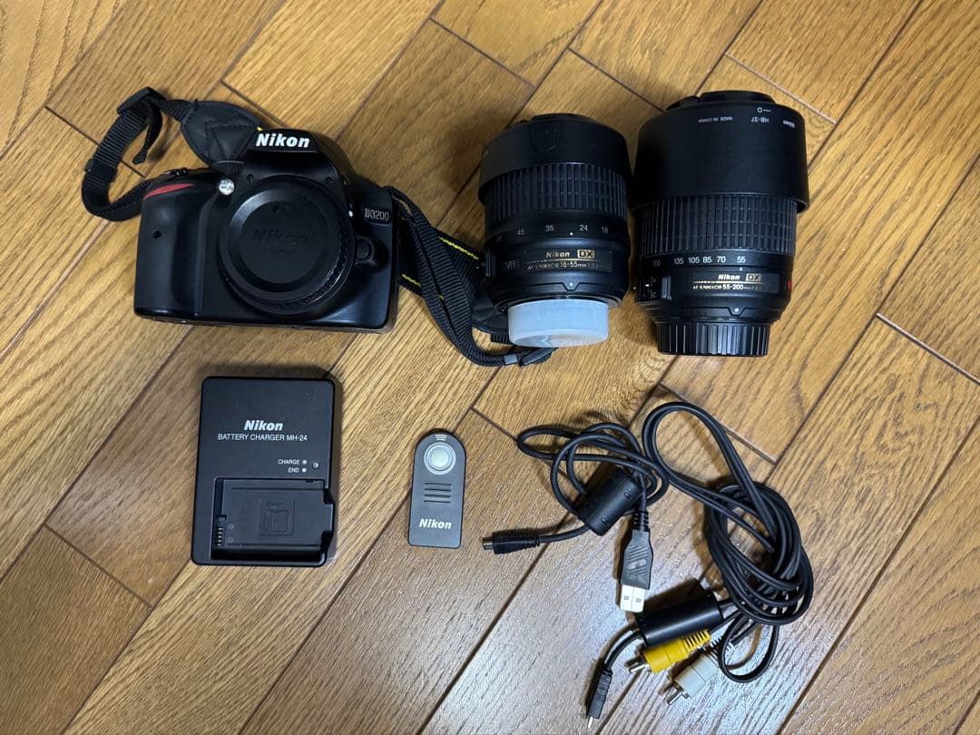 Nikon D3200 200mm ダブルズームキット ジャンク
