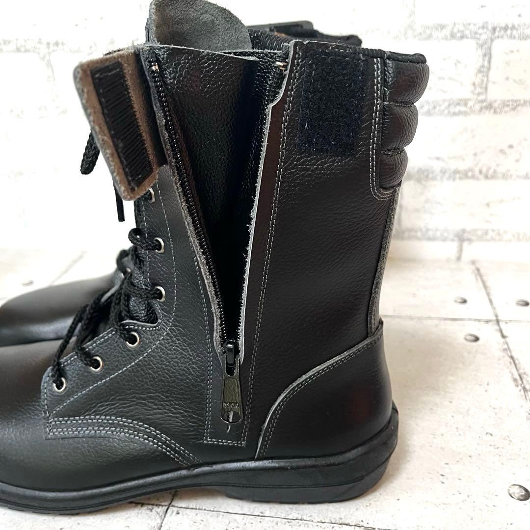 新品【ミドリ安全】静電安全靴JIS規格長編上靴 ラバーテック♡ブラック27.5