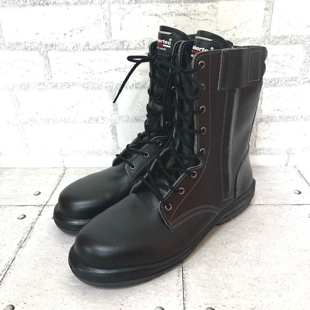 新品【ミドリ安全】静電安全靴JIS規格長編上靴 ラバーテック♡ブラック27.5