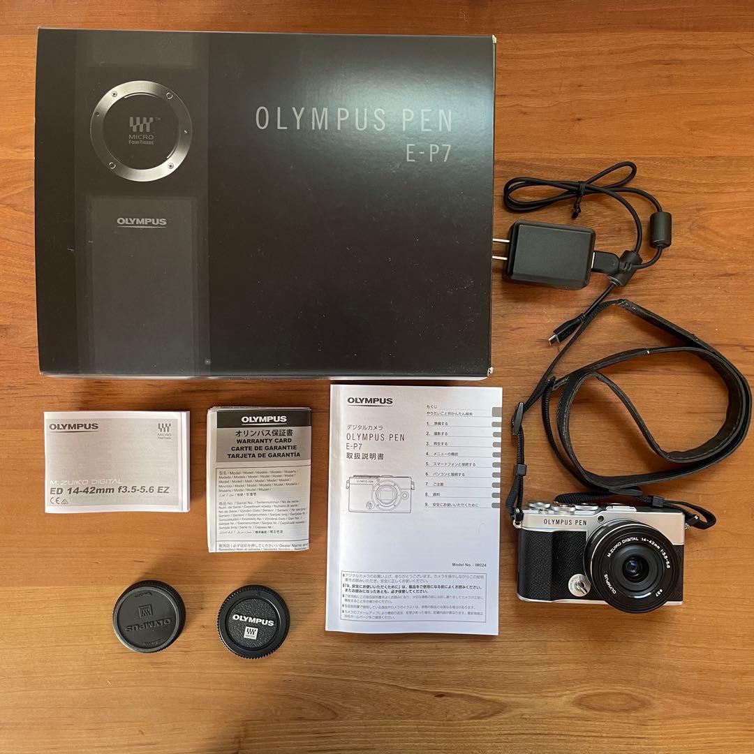 OLYMPUS PEN EP7ミラーレス一眼カメラ 14-42mm
