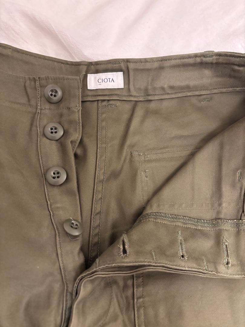 CIOTA for EDIFICE スビンコットンモールスキンパンツ サイズ5