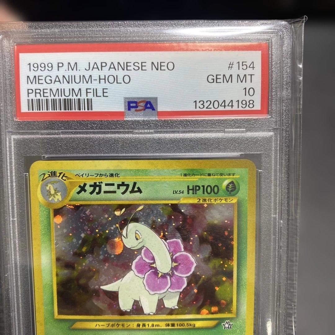 メガニウム　旧裏psa10