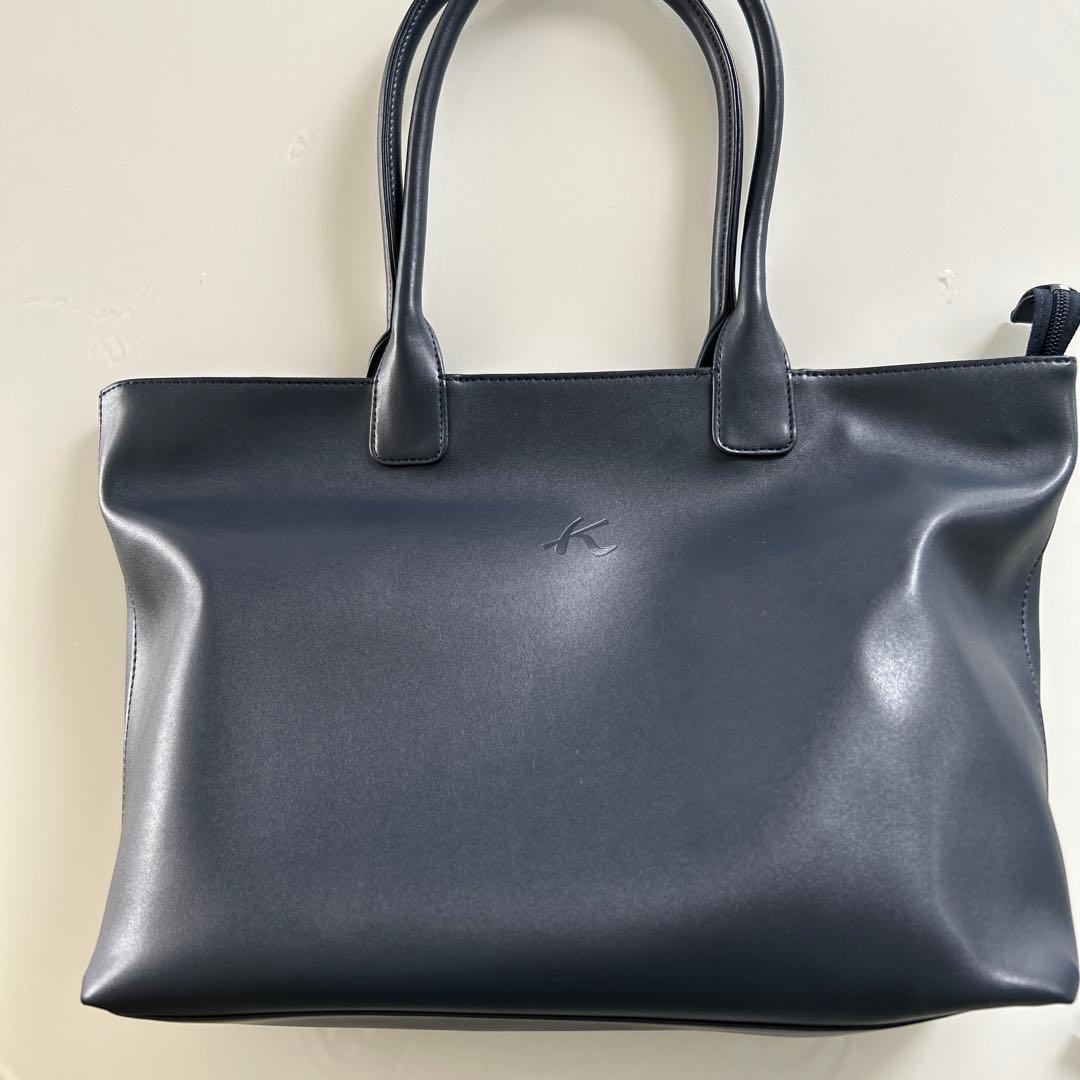 キタムラ　ダークグレー ビジネスバッグ K