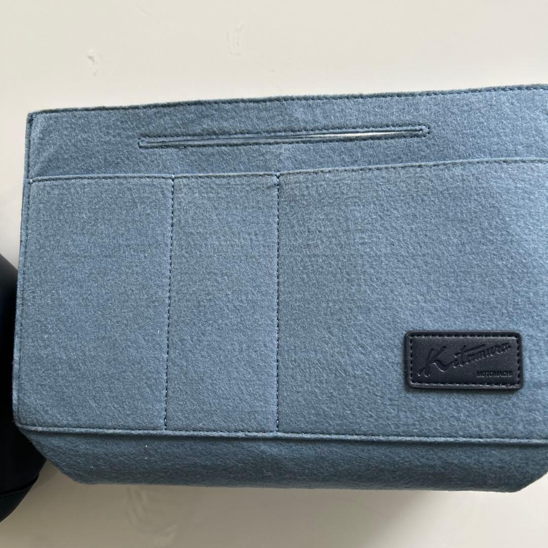 キタムラ　ダークグレー ビジネスバッグ K