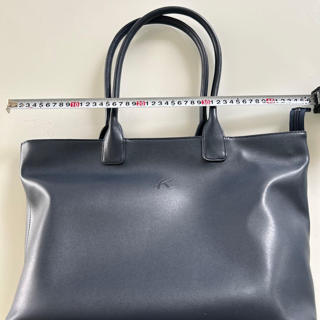 キタムラ　ダークグレー ビジネスバッグ K