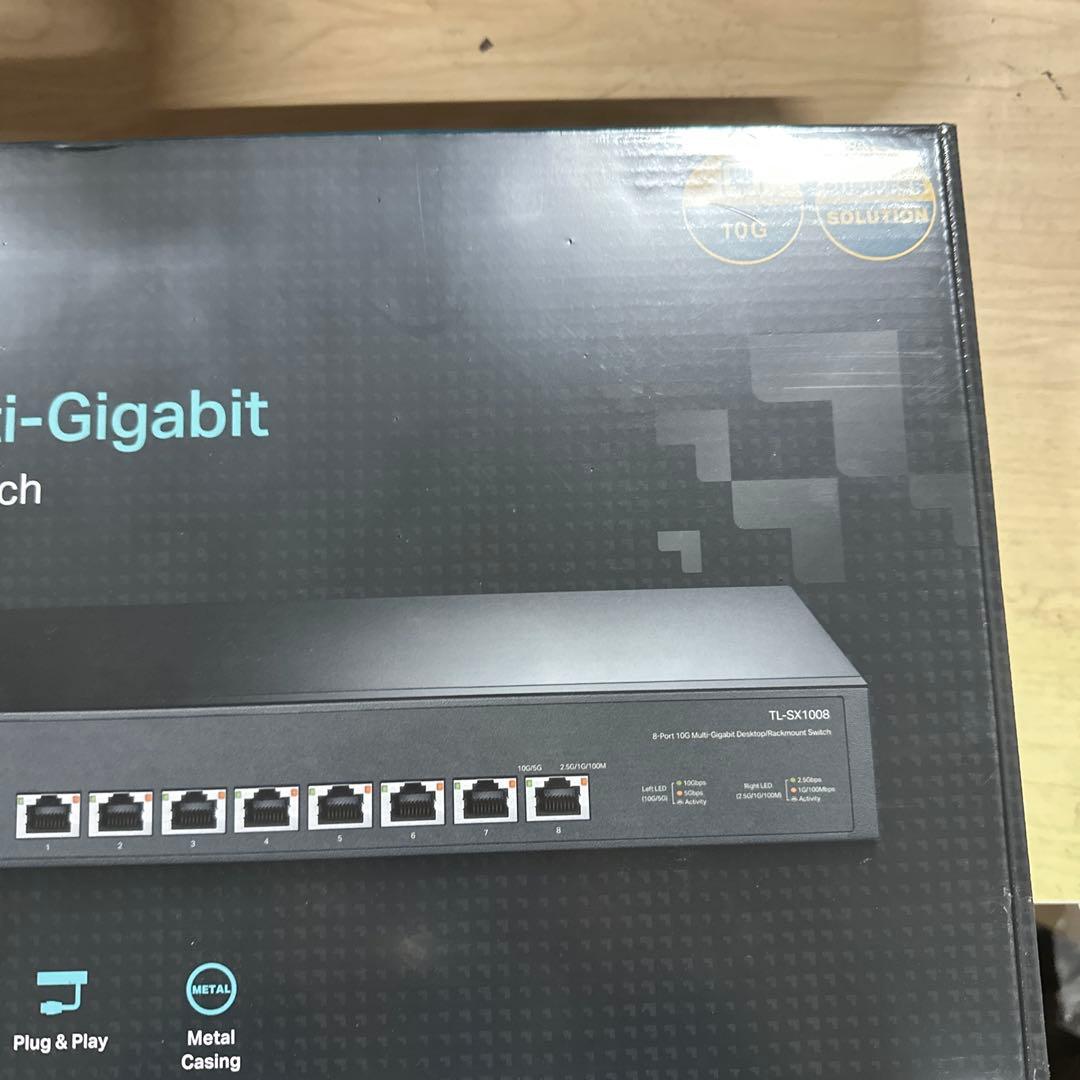 TP-Link TL-SX1008 8ポート 10G対応 スイッチングハブ　最新