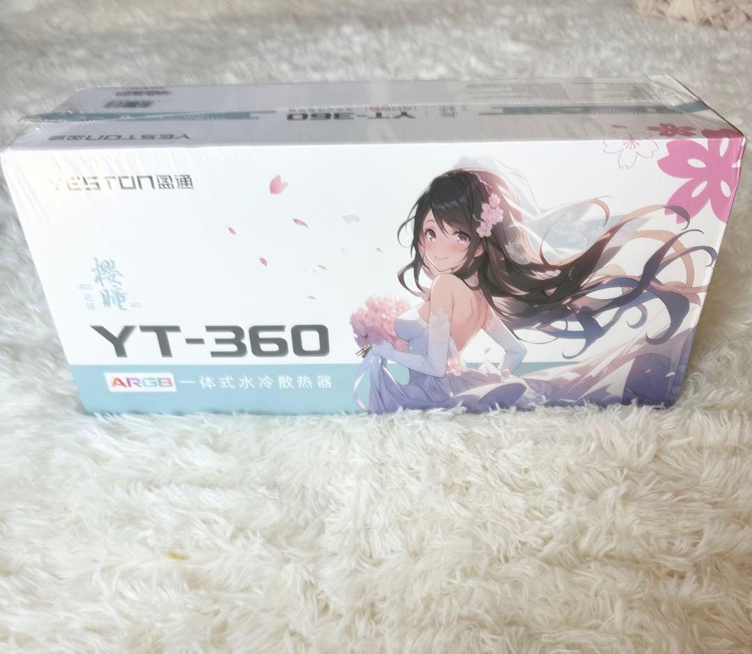 新品 水冷CPUクーラー 360mm YESTON YT-360 ARGB 櫻瞳