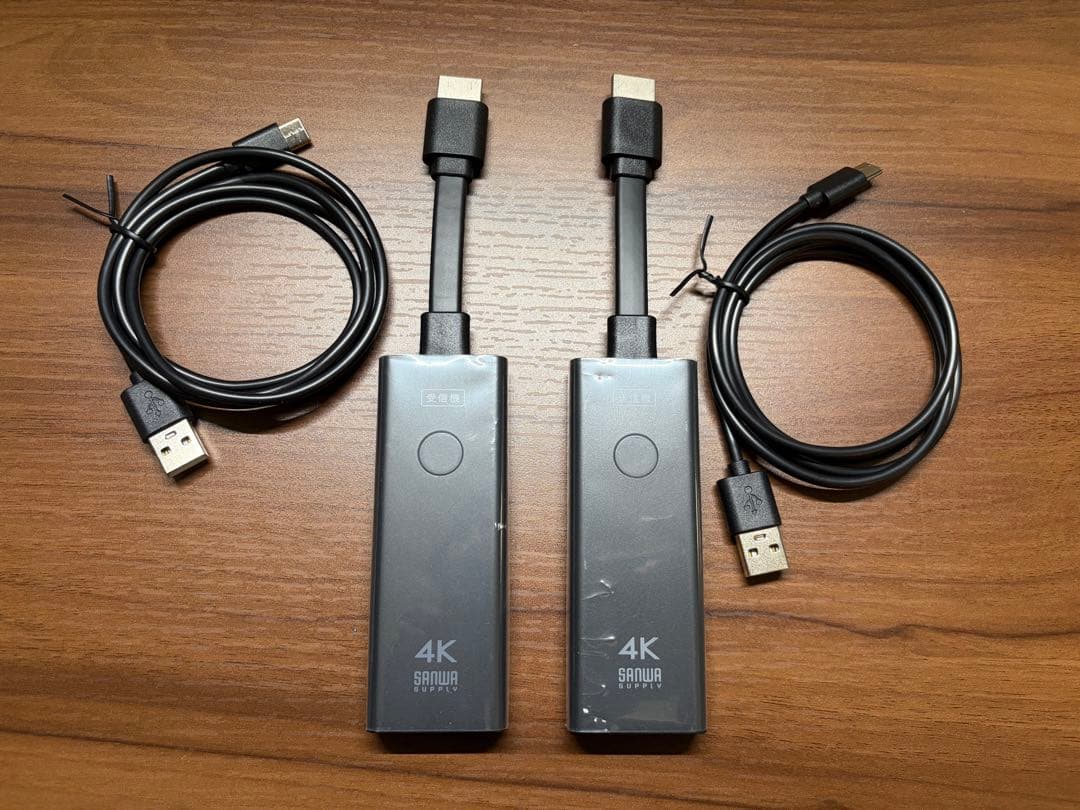 サンワサプライ 4K対応ワイヤレスHDMIエクステンダー VGA-EXWHD12