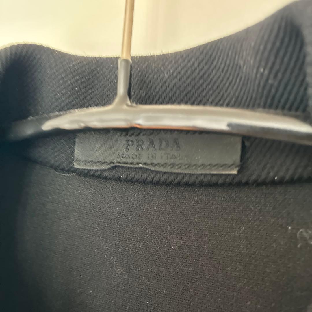 PRADA ブラック ひざ丈ワンピース 長袖　42