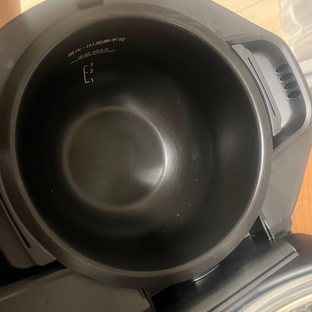 SHARP HEALSIO ホットクック　自動調理鍋1.6L ブラック