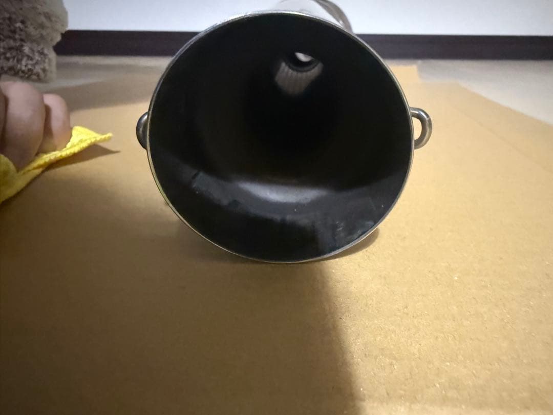 ナイトロレーシング ハーフポリッシュ コニカルチタンサイレンサー V-III