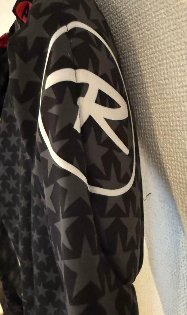 アルペンスキーワンピースROSSIGNOL スキースーツ 星柄 黒