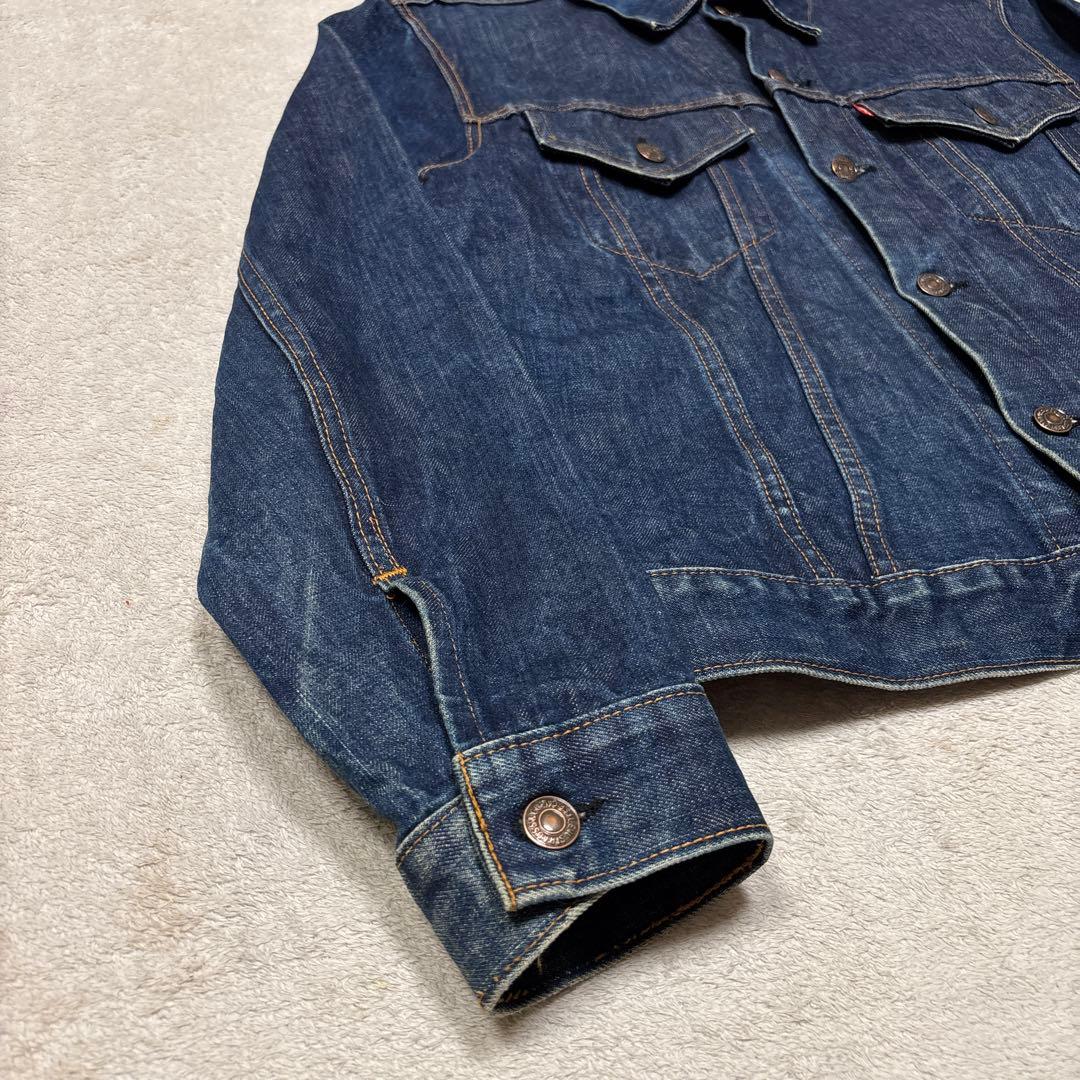 濃紺美品◎42 リーバイス 70505 USA製 布ケアタグビッグE直後