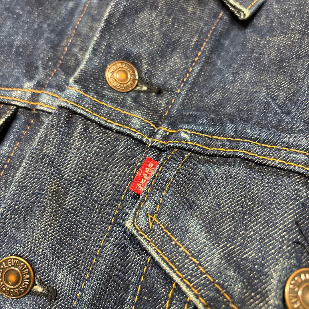 濃紺美品◎42 リーバイス 70505 USA製 布ケアタグビッグE直後