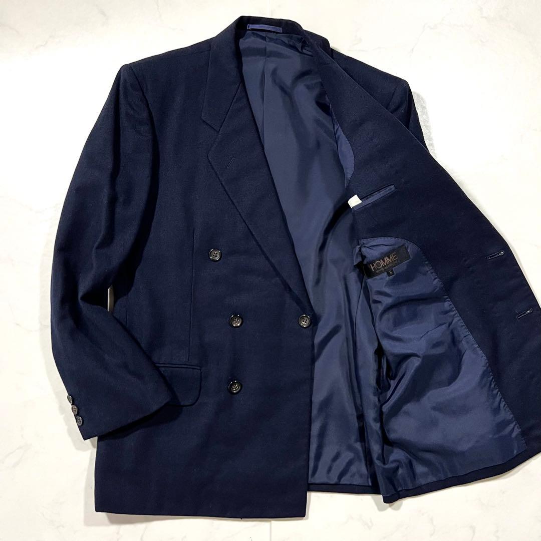 コムデギャルソンオム セットアップ ダブルジャケット ネイビー AD表記なし