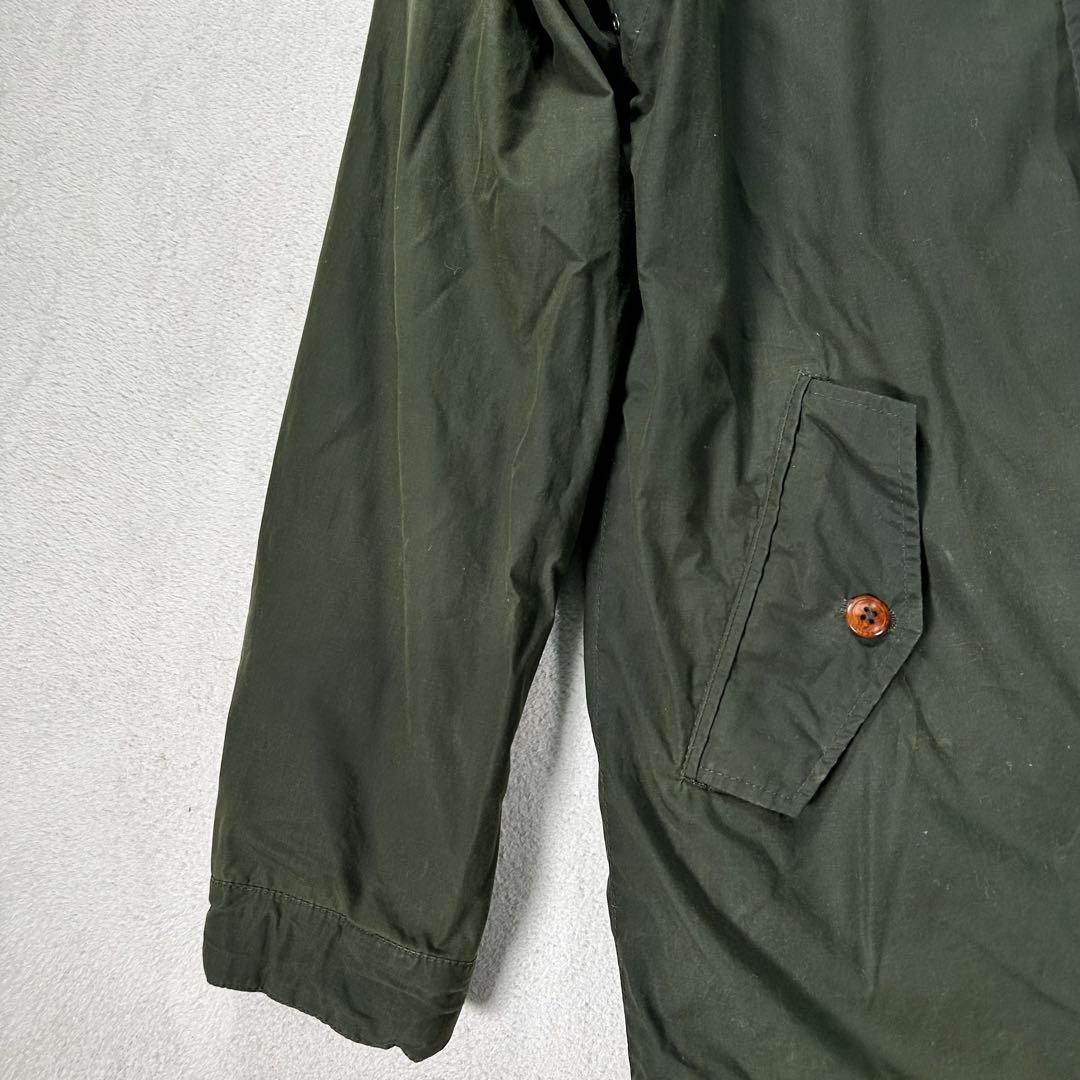 【フレッドペリー】モッズコート　カーキ　メンズS 背中ロゴワッペン　刺繍