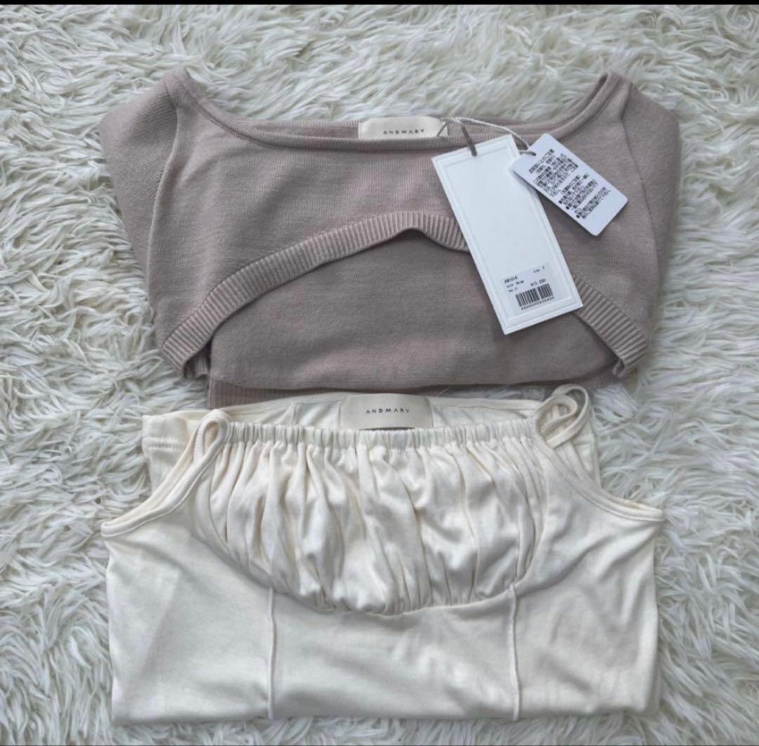 andmary Sophia layered tops タグ付き