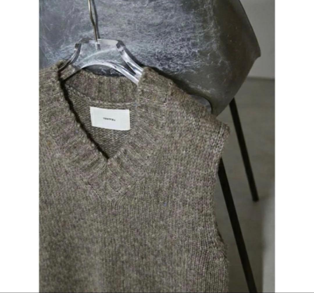 トップス todayful Mottle Yarn Knit Vest