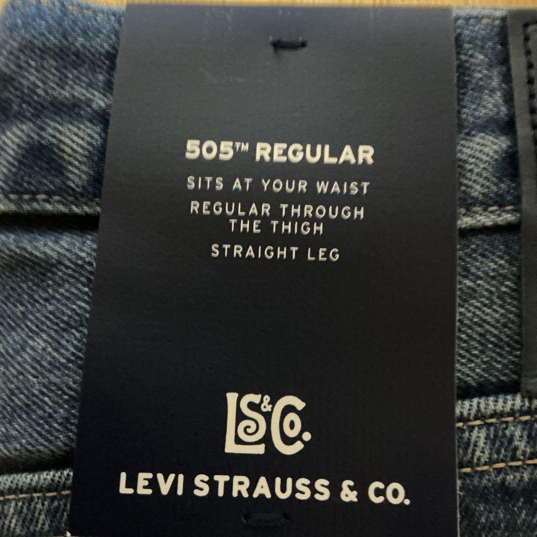 リーバイス　505 ブルータブ　W34 L32 新品　おまけ付き