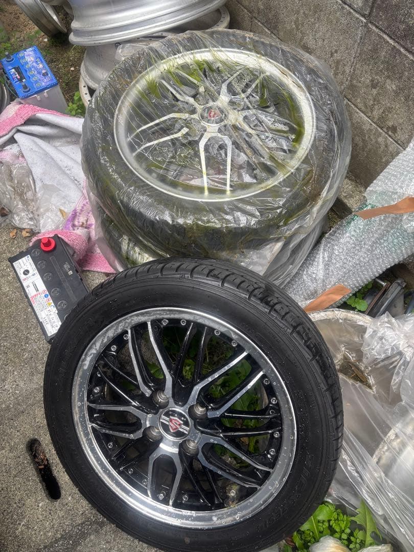 15インチ タイヤホイールセット 4本 ame