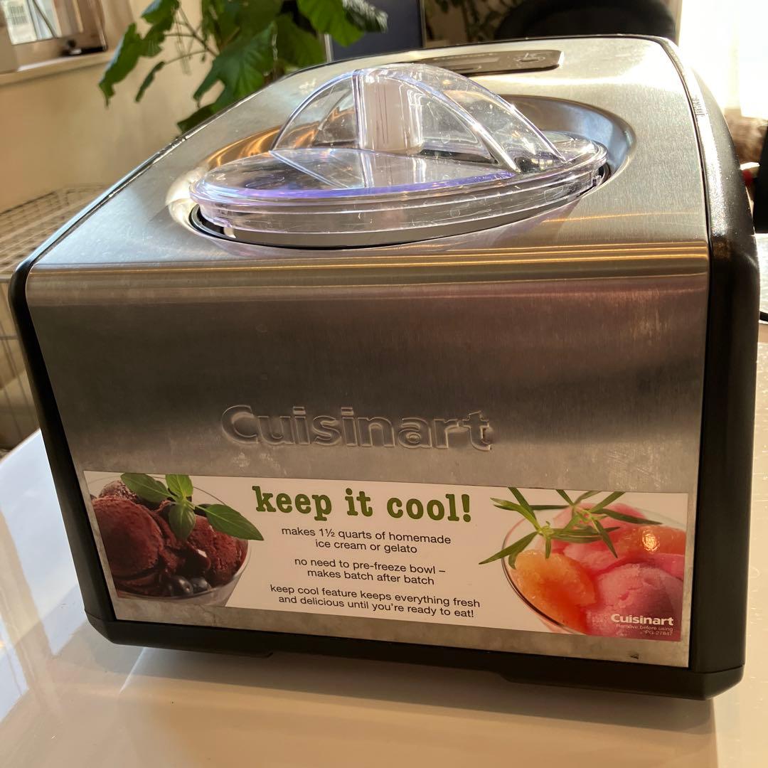 ぷりん　クイジナート　Cuisinart アイスクリーム　メーカー