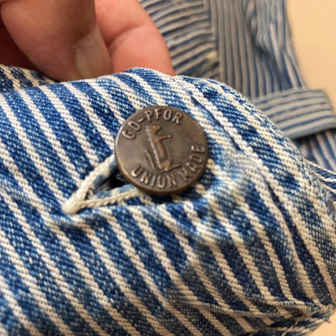 1940年代　ヒッコリーオーバーオール　GO-PFOR ゴーファー