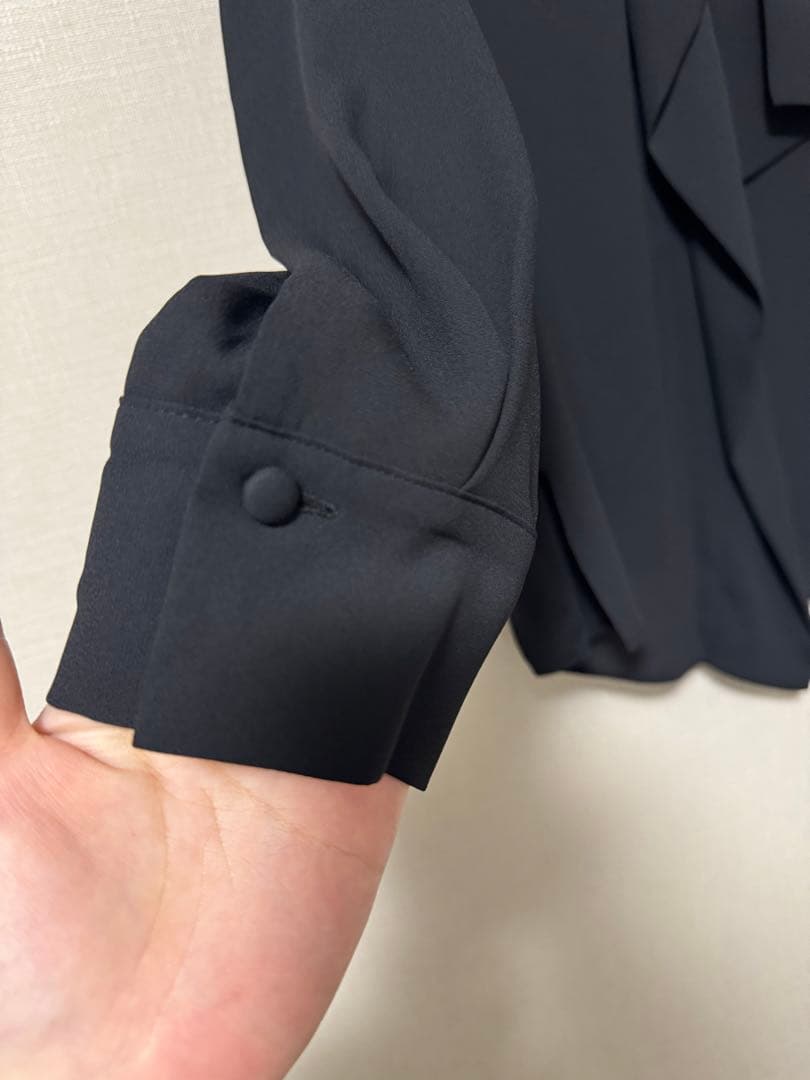 ヤマダヤ　FENNEL フリル付きブラウス 長袖シャツ　あいりさん紹介ブラウス⭐︎