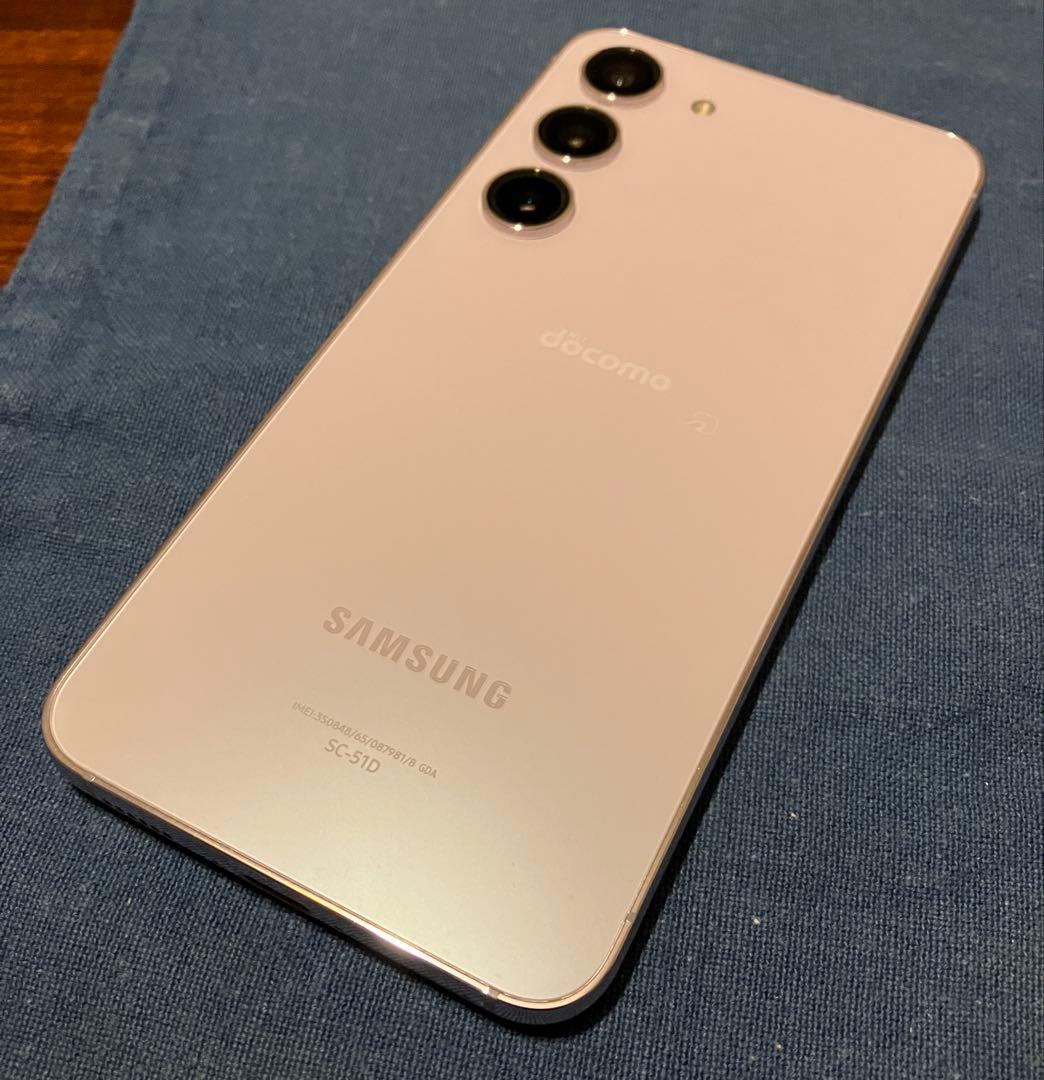 美品Galaxy S23 SC-51D ドコモ版simフリー256GB パープル