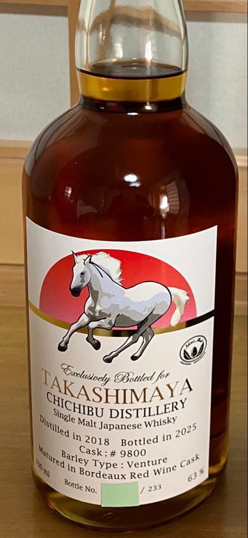 【⭐︎223本限定⭐︎】イチローズモルト　午年　干支ラベル