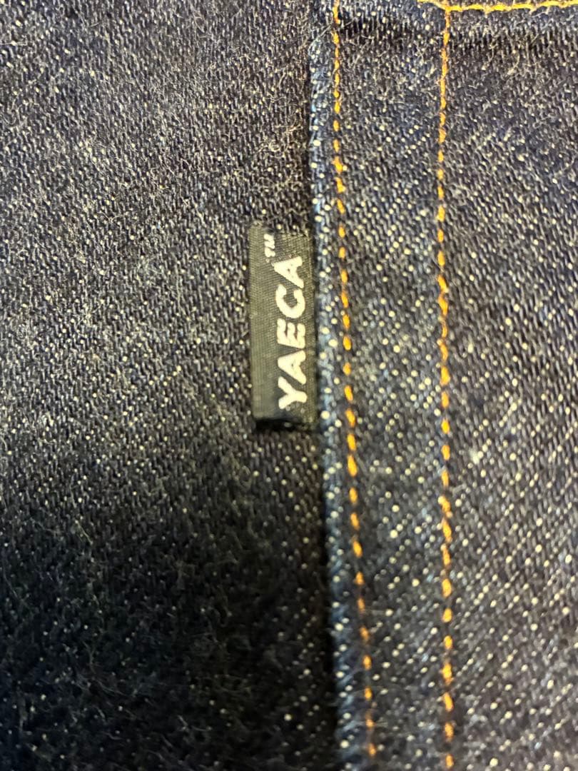 【美品】YAECA ワイドテーパードデニム 10-14W