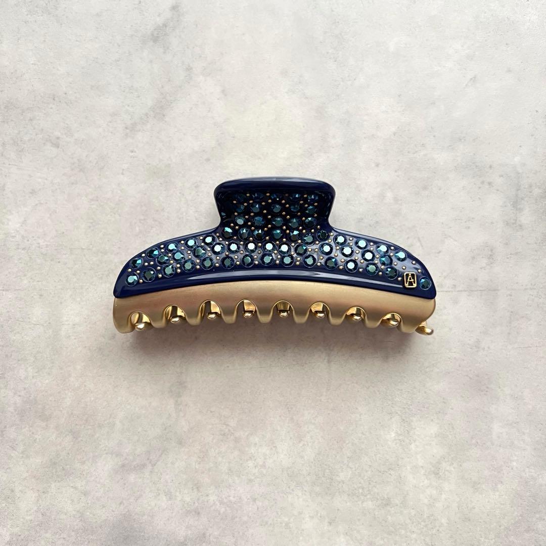 ALEXANDRE DE PARIS VENDOME L クリップ　ネイビー