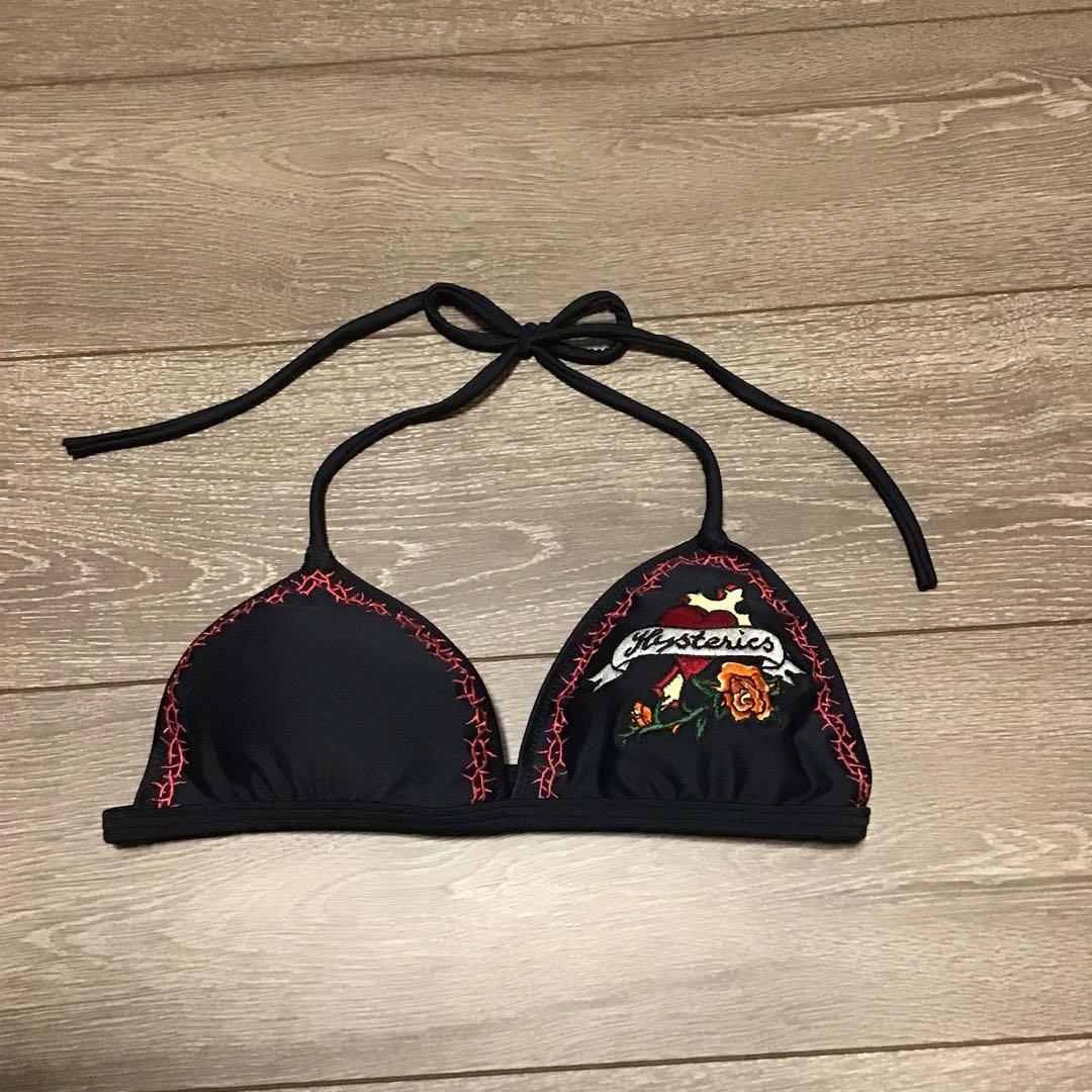 Hysterics 刺繍入りブラックビキニ