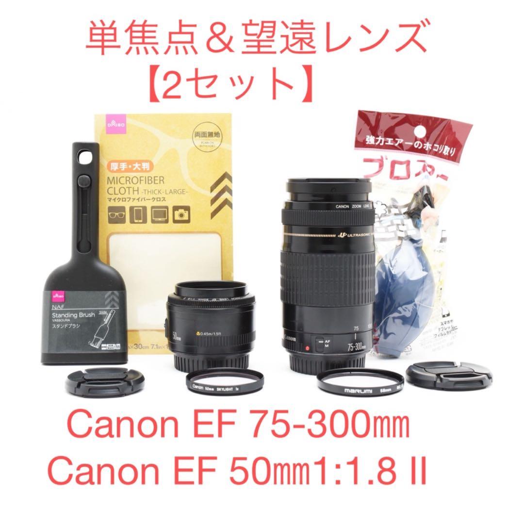 （2セット）Canon EF 28-80㎜/Canon EF 75-300㎜