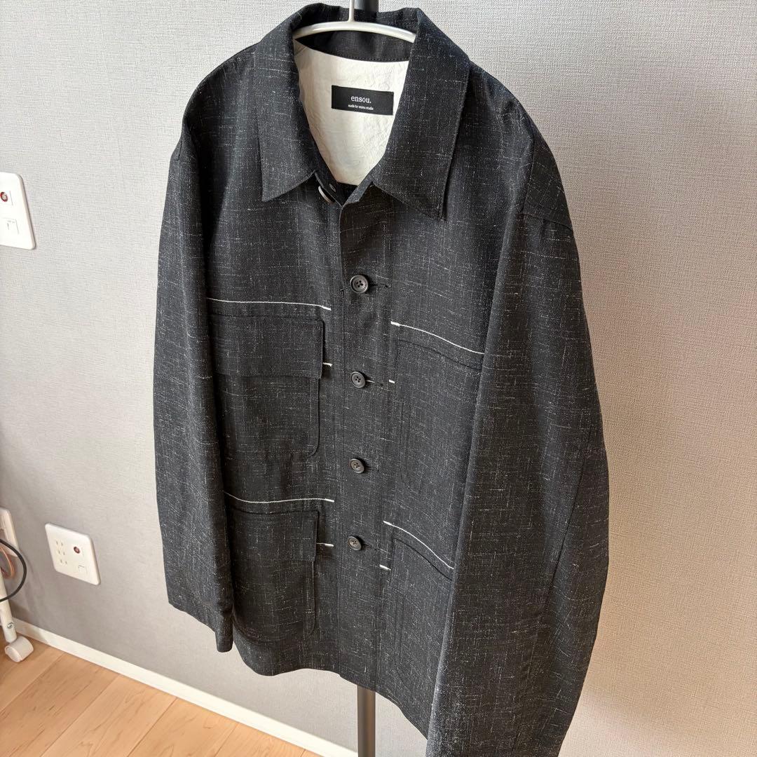 ensou. Safari Coverall Black エンソウ カバーオール